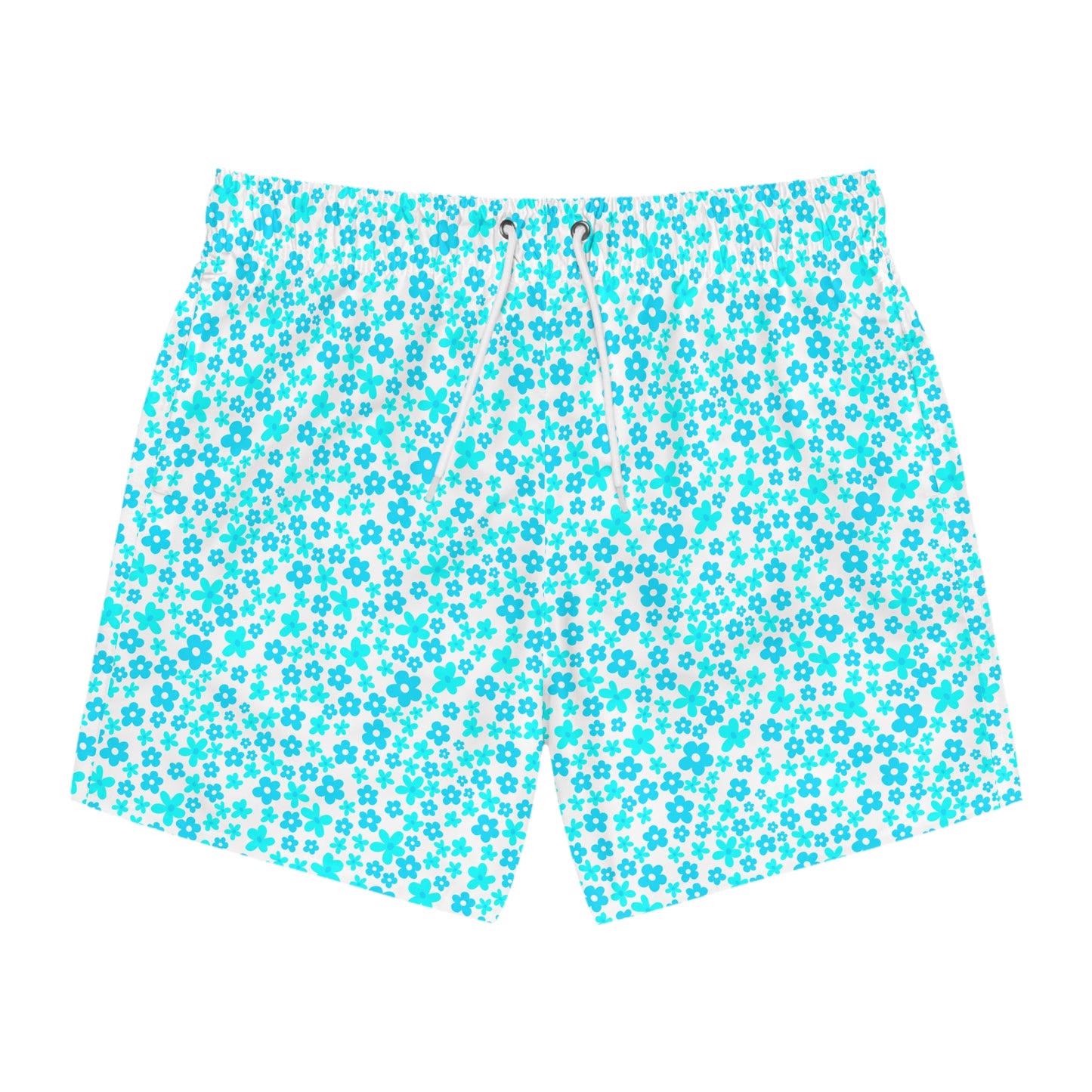 Aqua Floral Trunks