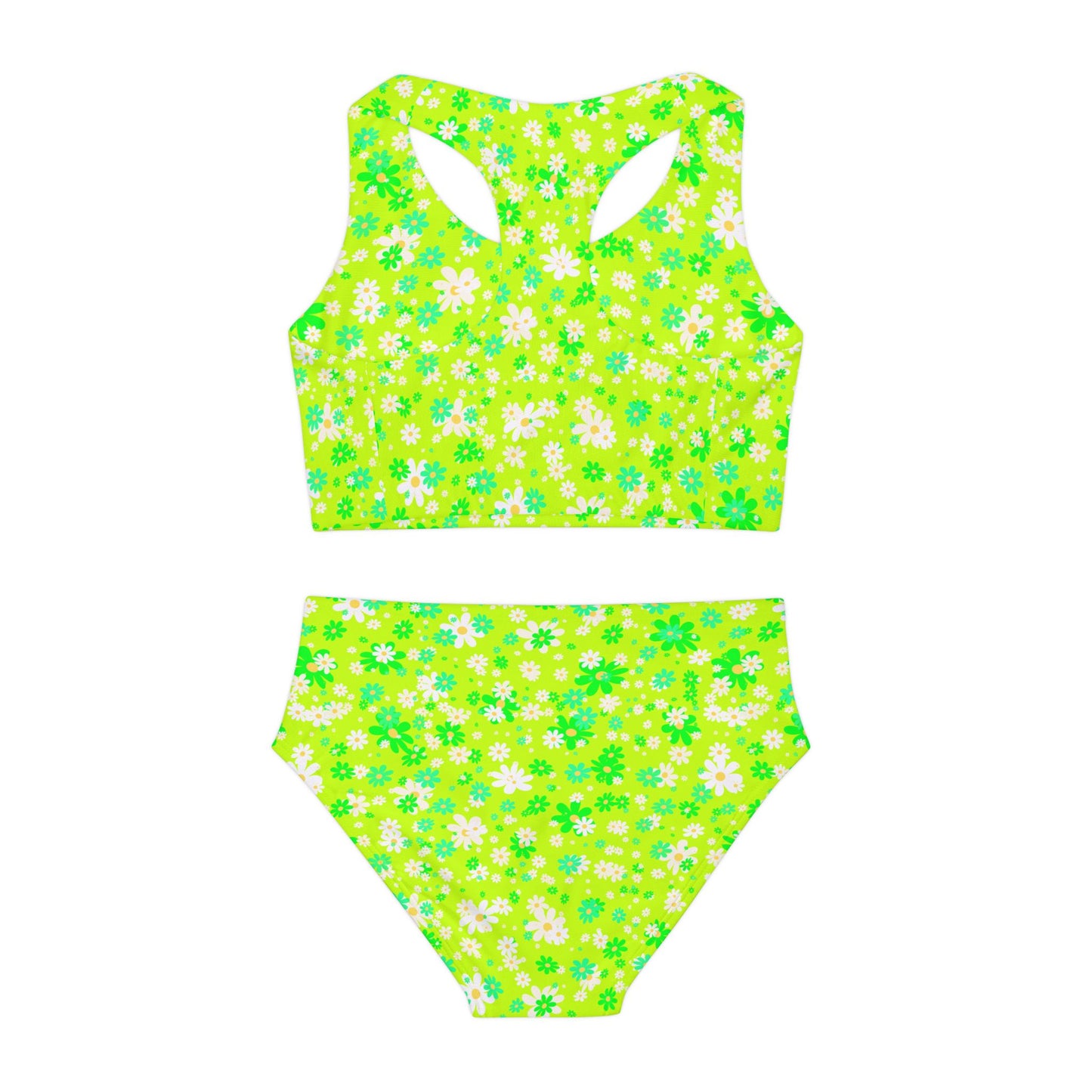 Twisted Lime Two Piece